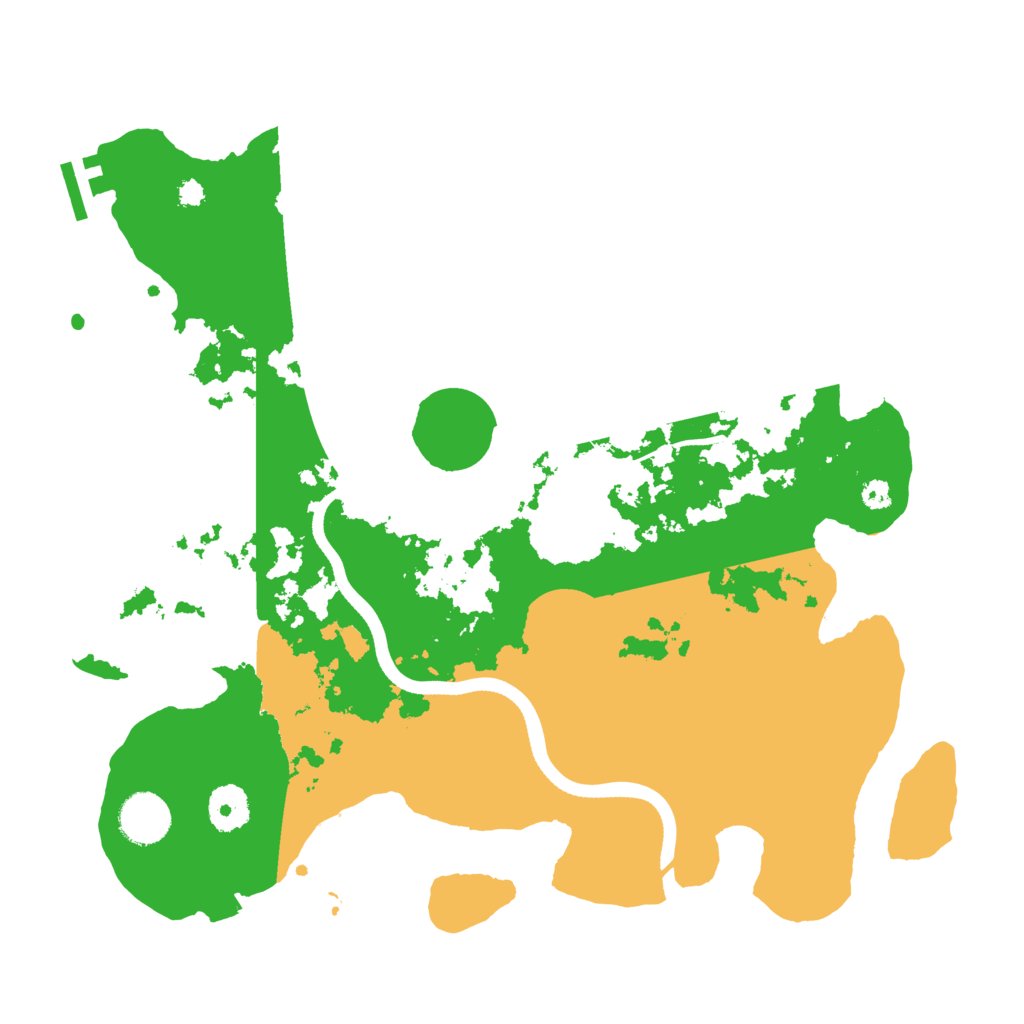 Biome Rust Map: Procedural Map, Size: 3500, Seed: 2362785