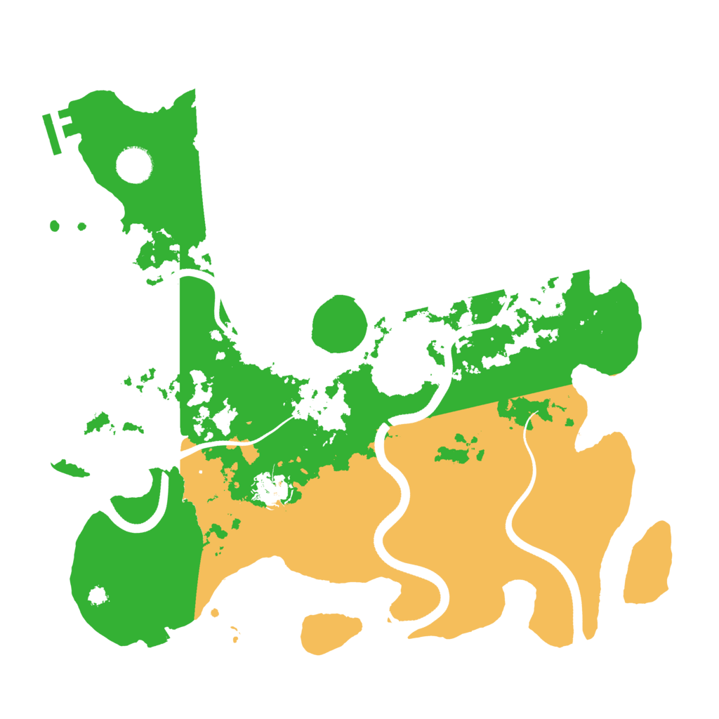 Biome Rust Map: Procedural Map, Size: 3500, Seed: 2362785