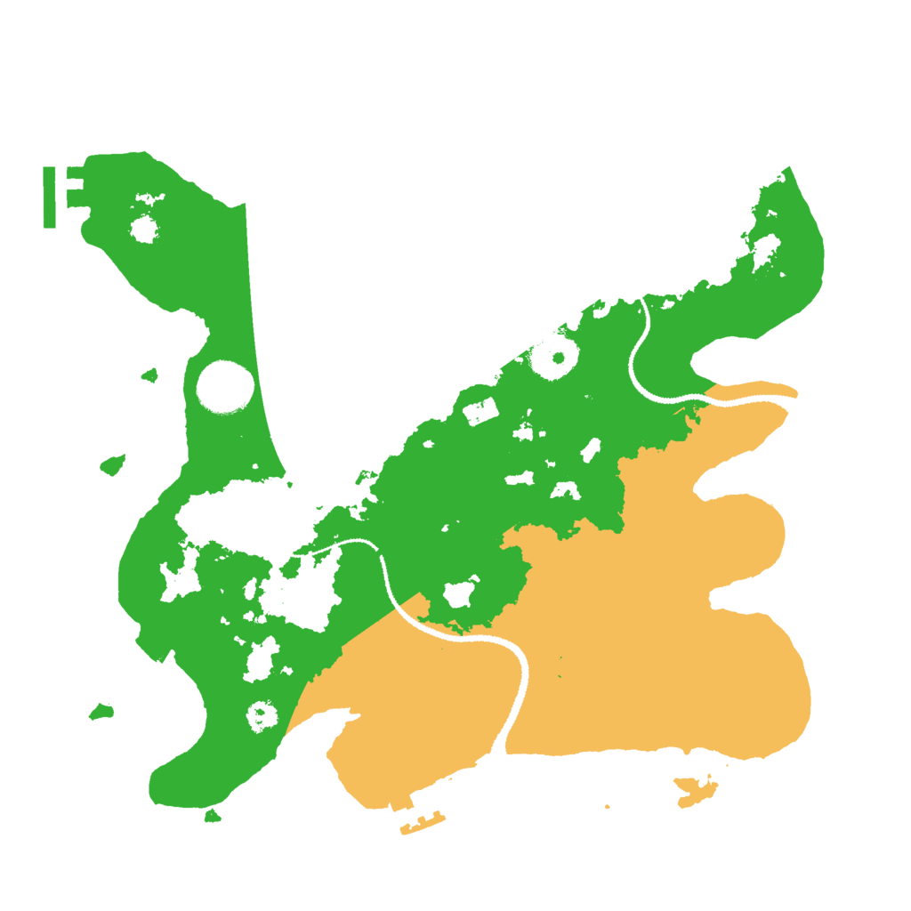 Biome Rust Map: Procedural Map, Size: 3000, Seed: 1468673100