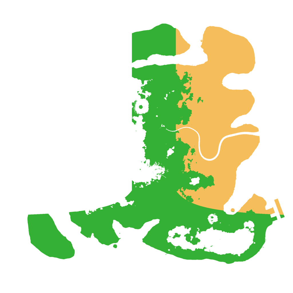 Biome Rust Map: Procedural Map, Size: 3000, Seed: 72140712