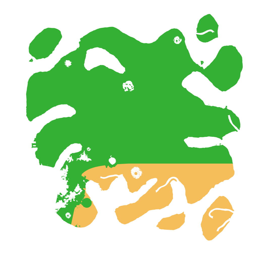 Biome Rust Map: Procedural Map, Size: 3500, Seed: 1552768878