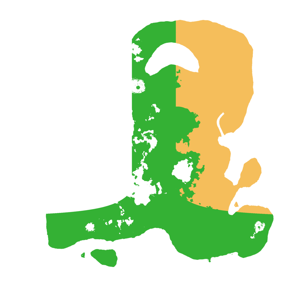 Biome Rust Map: Procedural Map, Size: 3000, Seed: 598634