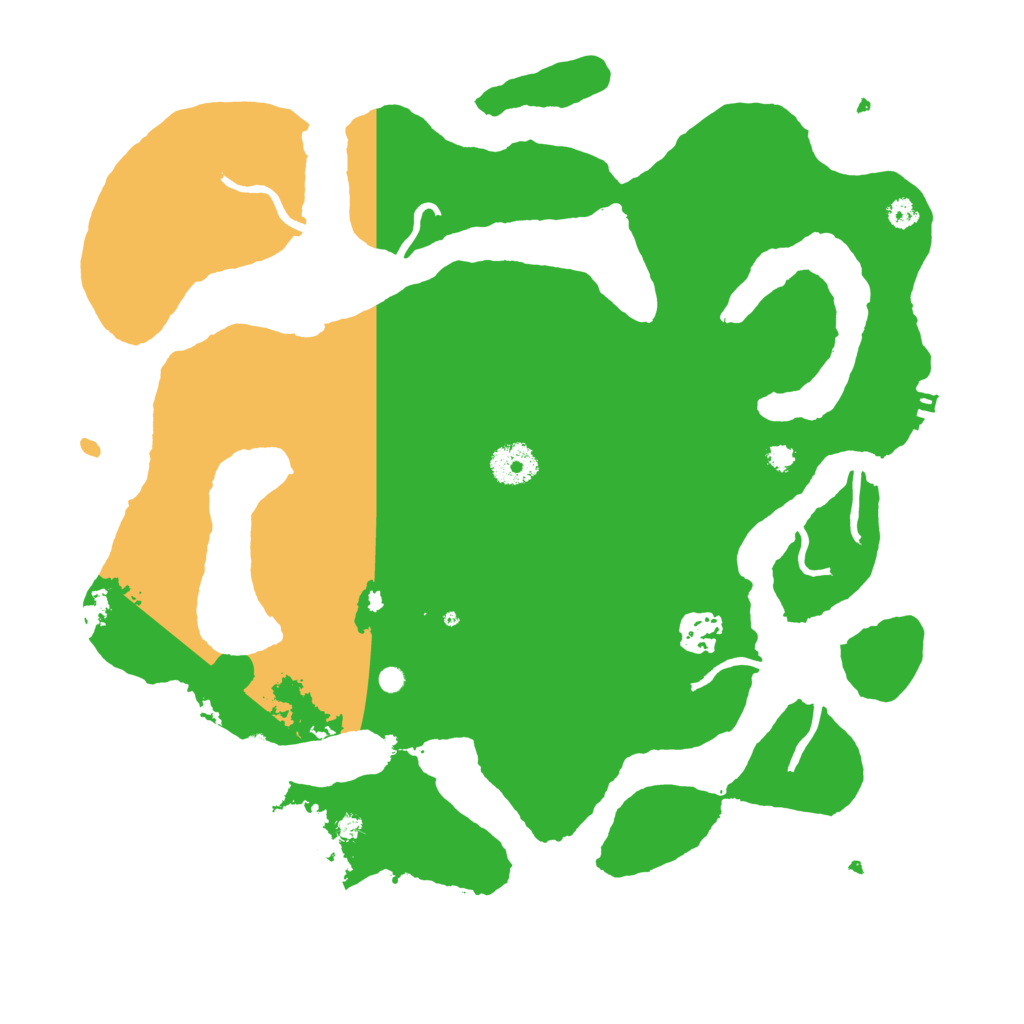 Biome Rust Map: Procedural Map, Size: 3500, Seed: 259658