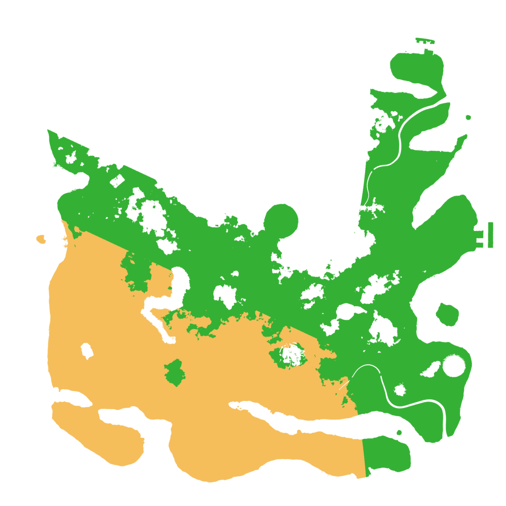 Biome Rust Map: Procedural Map, Size: 4000, Seed: 4578923