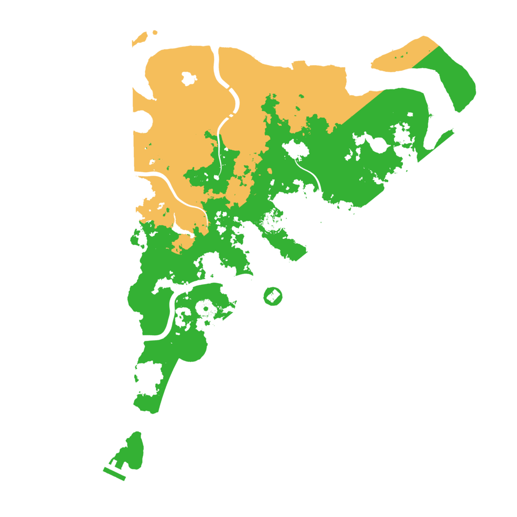 Biome Rust Map: Procedural Map, Size: 4435, Seed: 11800