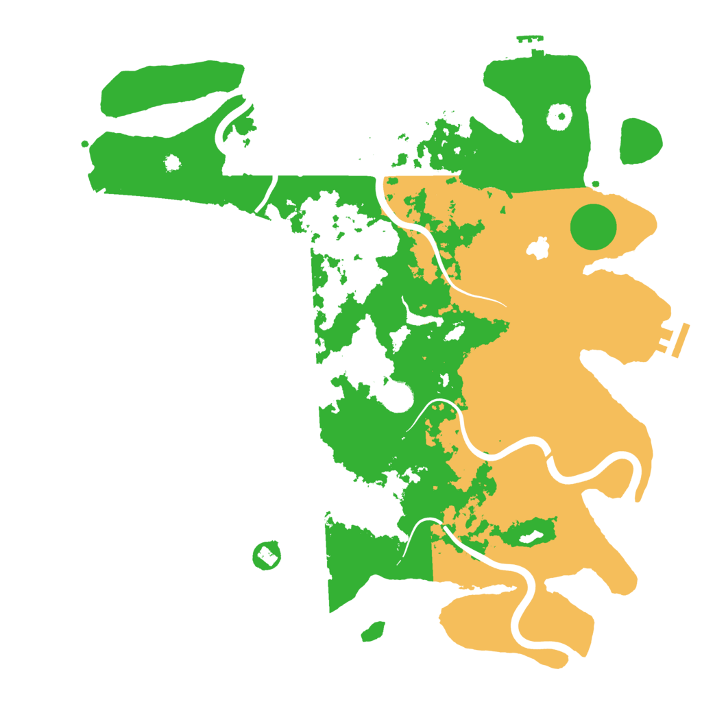 Biome Rust Map: Procedural Map, Size: 4000, Seed: 1567510281