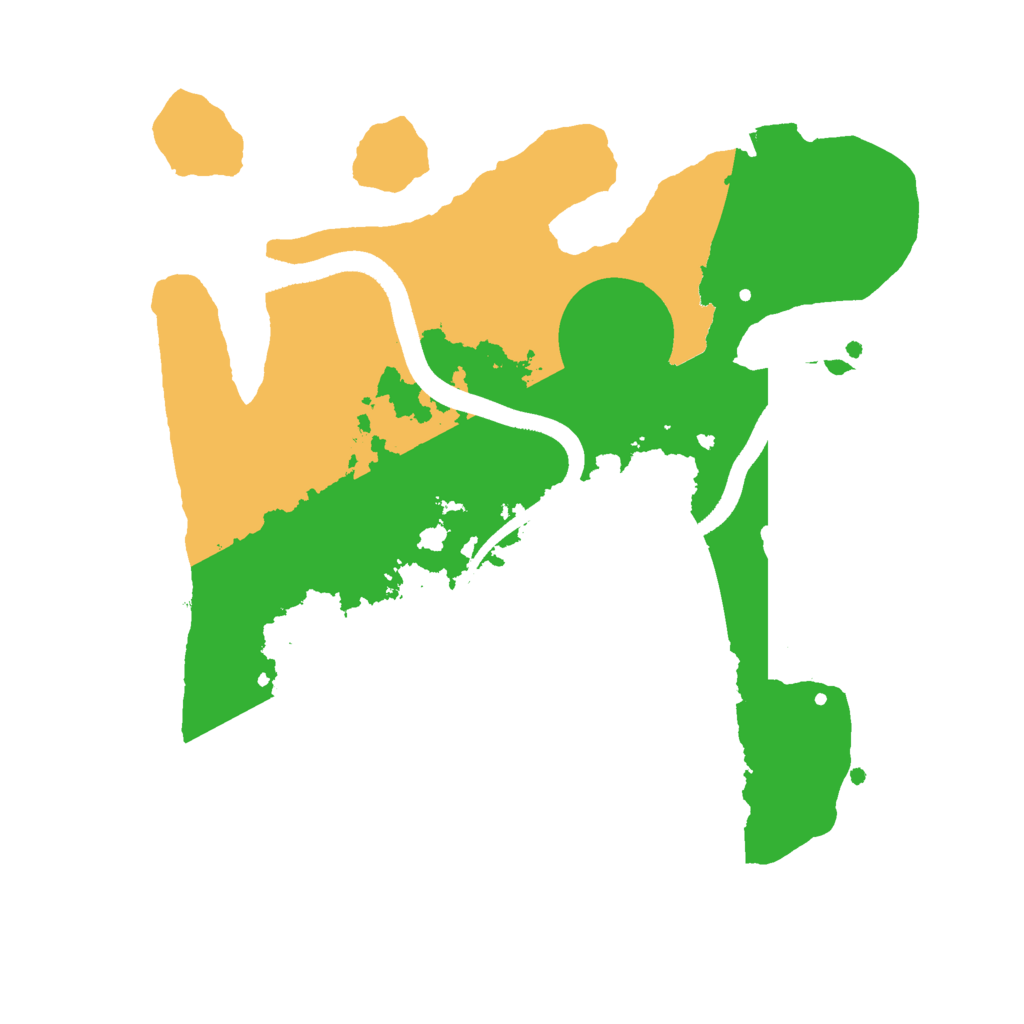 Biome Rust Map: Procedural Map, Size: 2500, Seed: 947871748