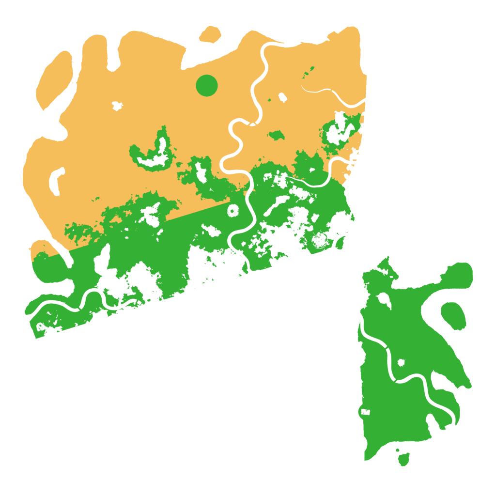 Biome Rust Map: Procedural Map, Size: 6000, Seed: 19230
