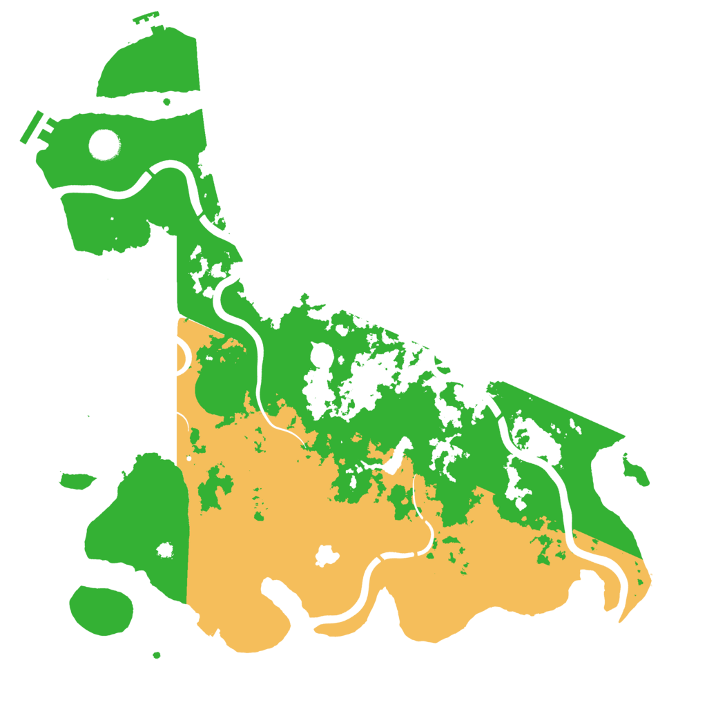 Biome Rust Map: Procedural Map, Size: 4000, Seed: 574