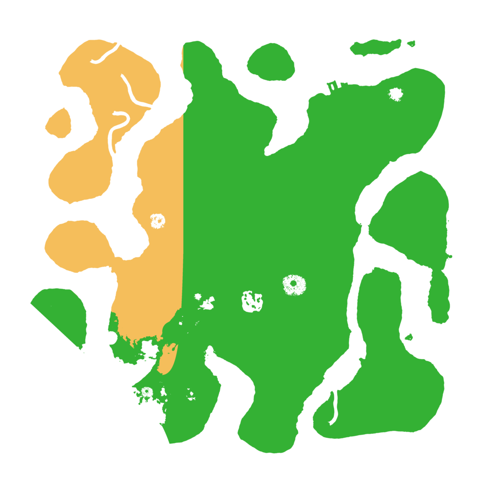 Biome Rust Map: Procedural Map, Size: 3350, Seed: 214590261