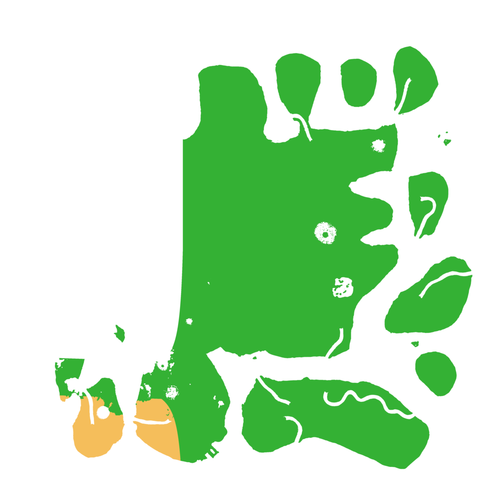 Biome Rust Map: Procedural Map, Size: 3500, Seed: 1801192871