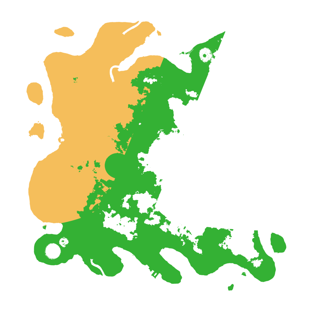 Biome Rust Map: Procedural Map, Size: 3600, Seed: 835518875