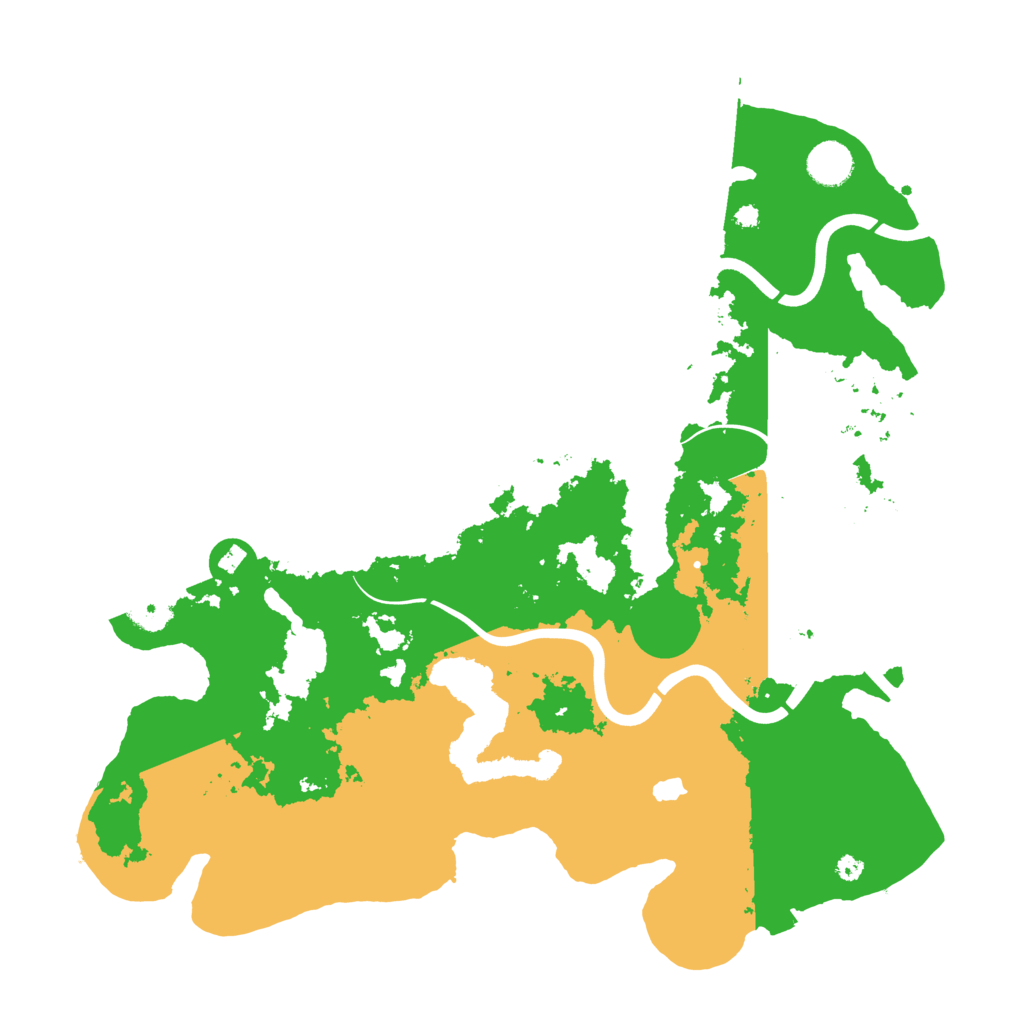 Biome Rust Map: Procedural Map, Size: 4000, Seed: 45678904