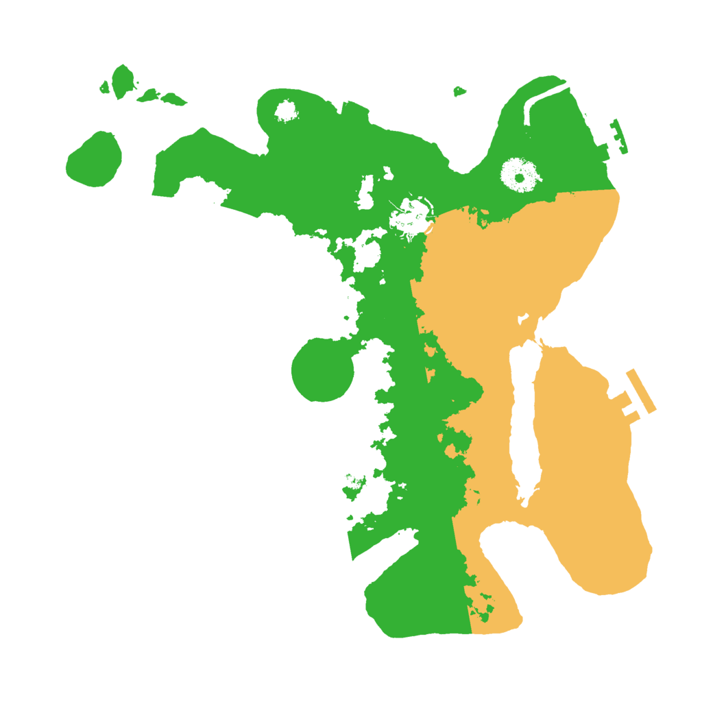 Biome Rust Map: Procedural Map, Size: 3000, Seed: 21499876