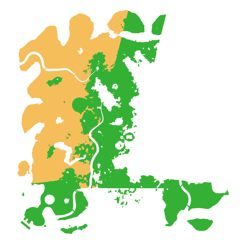 Biome Rust Map: Procedural Map, Size: 4500, Seed: 326350424