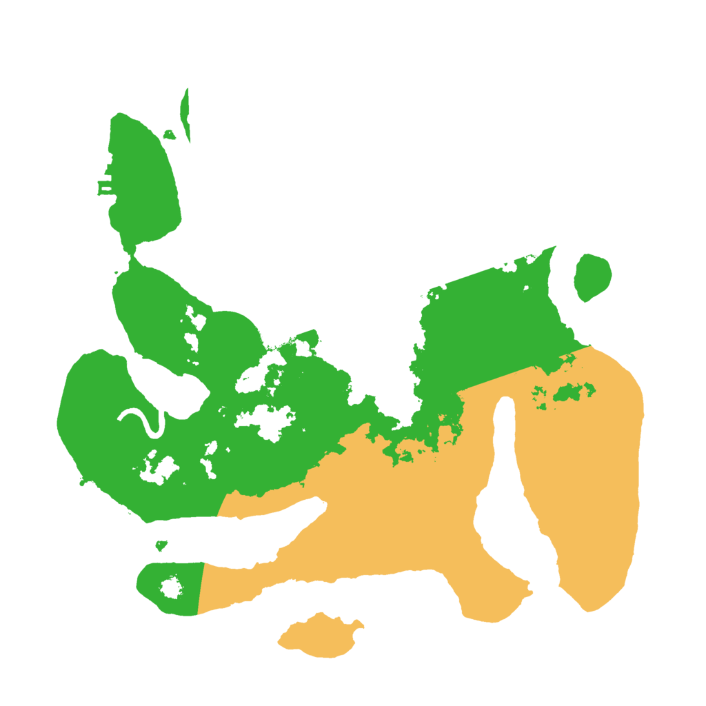 Biome Rust Map: Procedural Map, Size: 3000, Seed: 14281