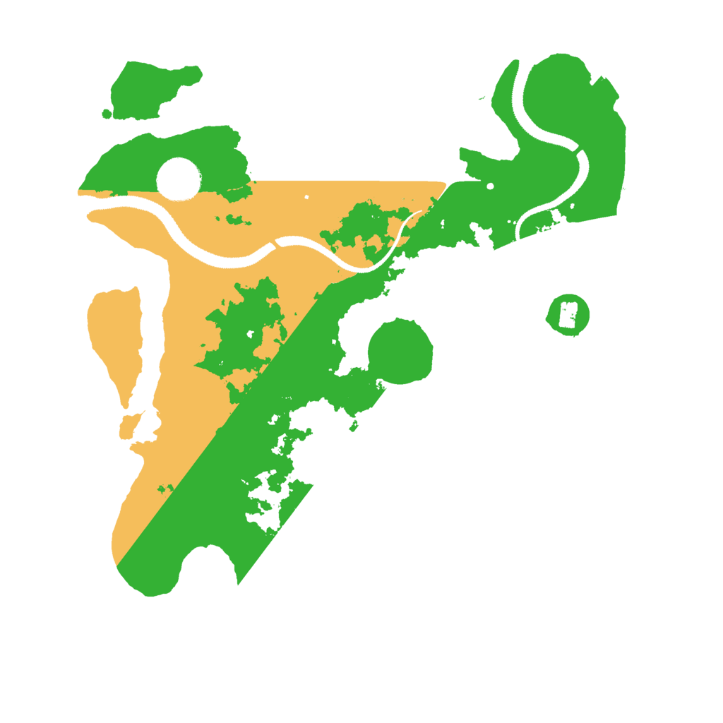 Biome Rust Map: Procedural Map, Size: 3000, Seed: 21244232