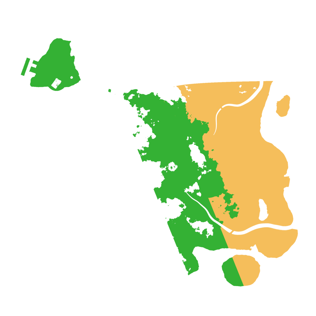 Biome Rust Map: Procedural Map, Size: 3500, Seed: 794215226