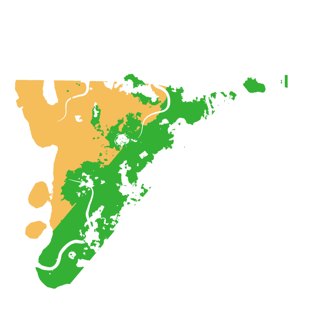 Biome Rust Map: Procedural Map, Size: 4250, Seed: 3773459