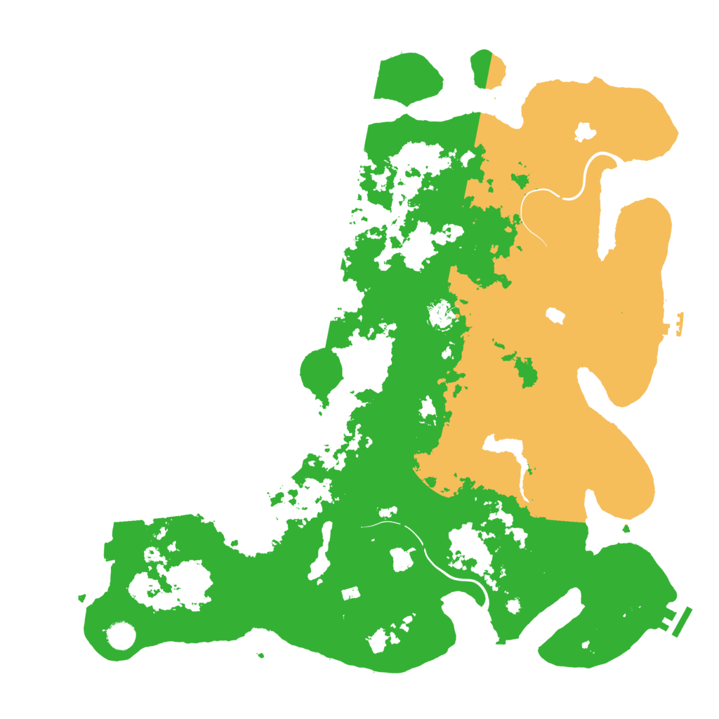 Biome Rust Map: Procedural Map, Size: 4500, Seed: 1849623363