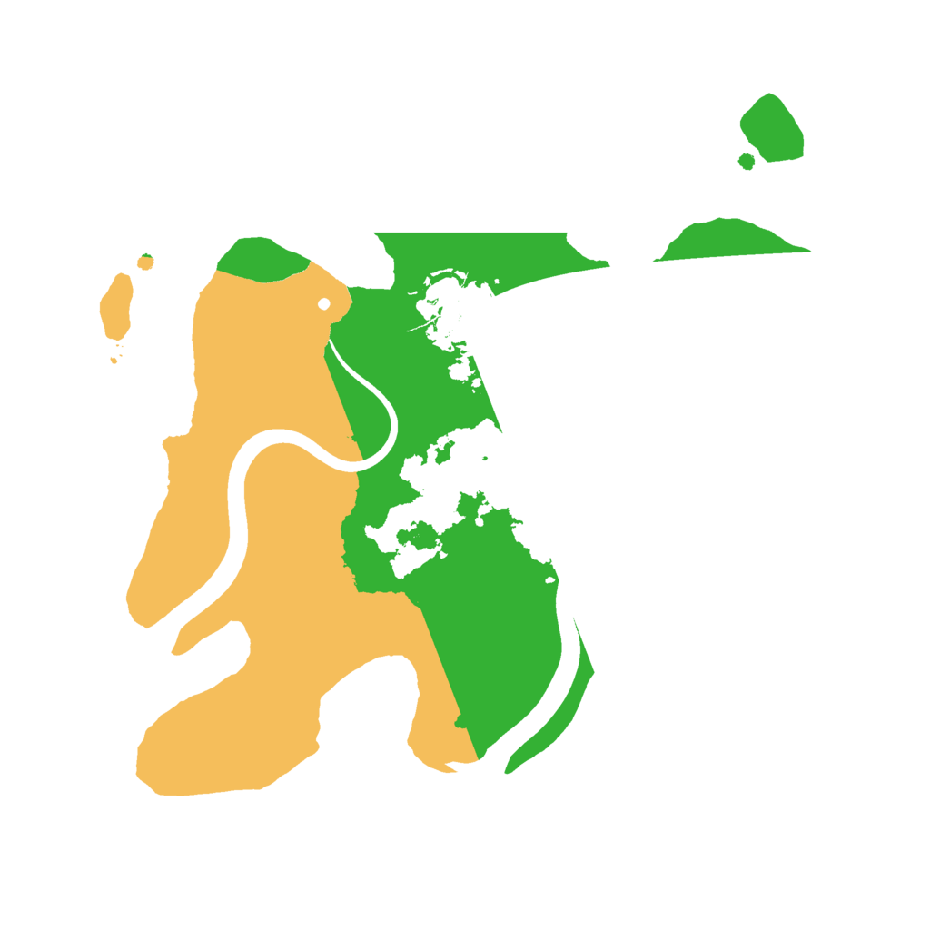 Biome Rust Map: Procedural Map, Size: 2300, Seed: 6201