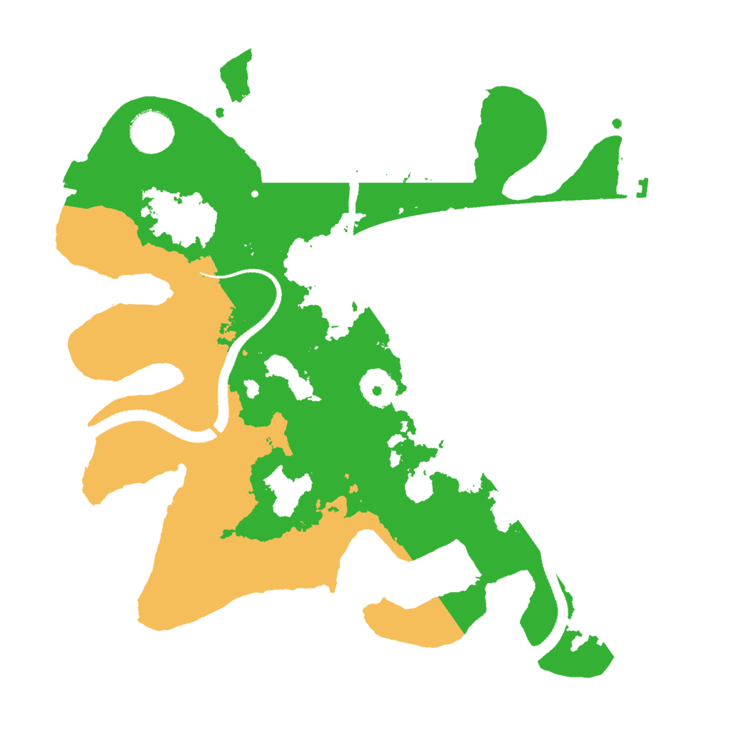 Biome Rust Map: Procedural Map, Size: 3000, Seed: 710812515