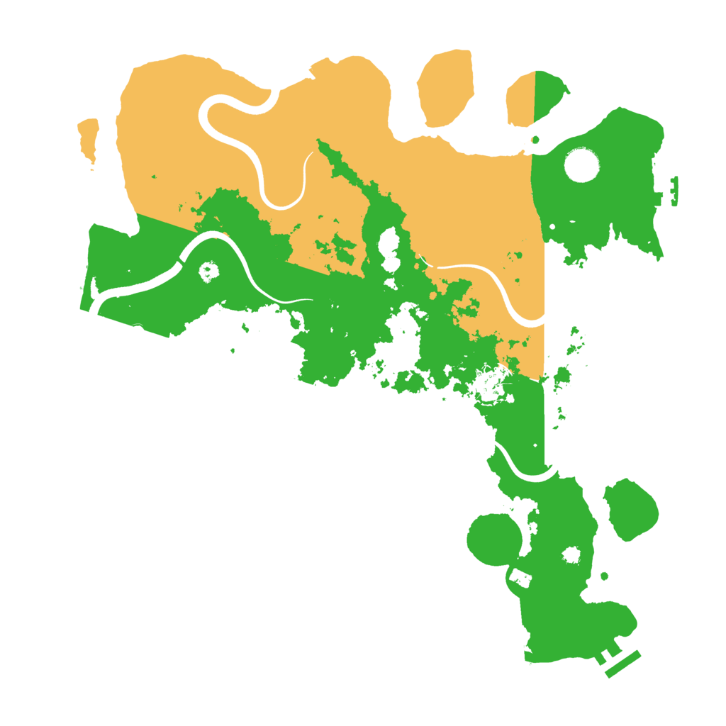 Biome Rust Map: Procedural Map, Size: 3700, Seed: 369832906