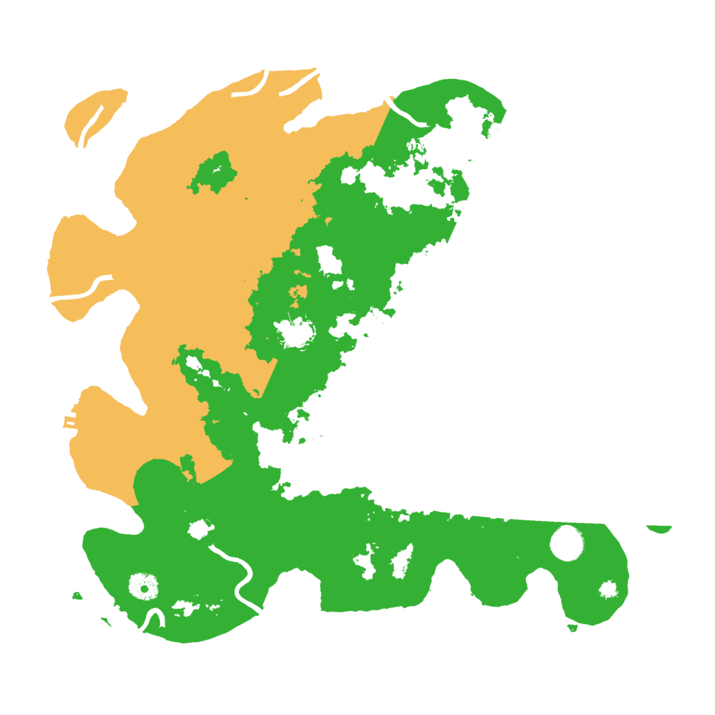 Biome Rust Map: Procedural Map, Size: 3750, Seed: 25