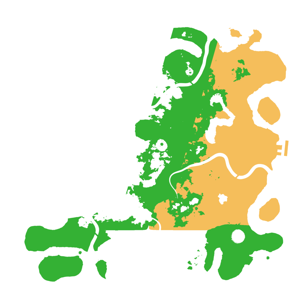 Biome Rust Map: Procedural Map, Size: 4000, Seed: 133456