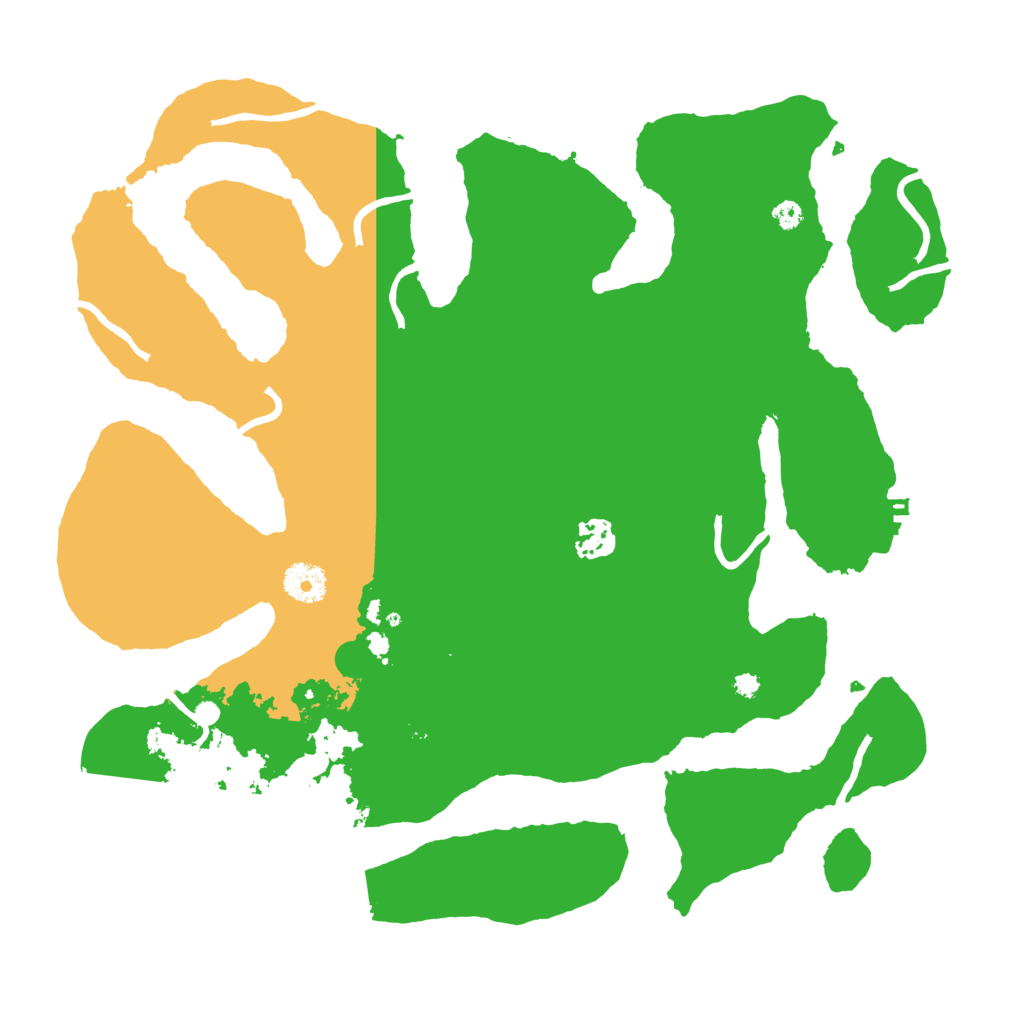 Biome Rust Map: Procedural Map, Size: 3700, Seed: 736811321