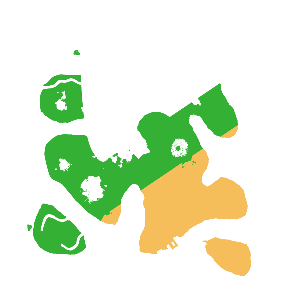 Biome Rust Map: Procedural Map, Size: 2500, Seed: 713588150