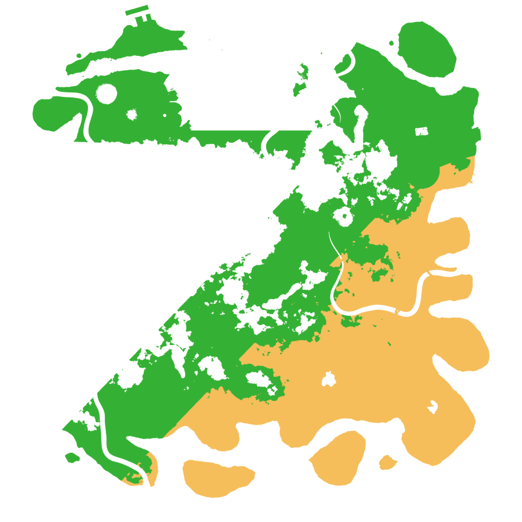 Biome Rust Map: Procedural Map, Size: 4500, Seed: 1540603678
