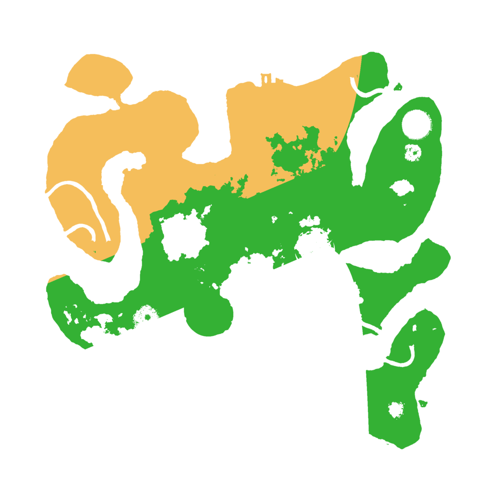 Biome Rust Map: Procedural Map, Size: 3000, Seed: 391133997
