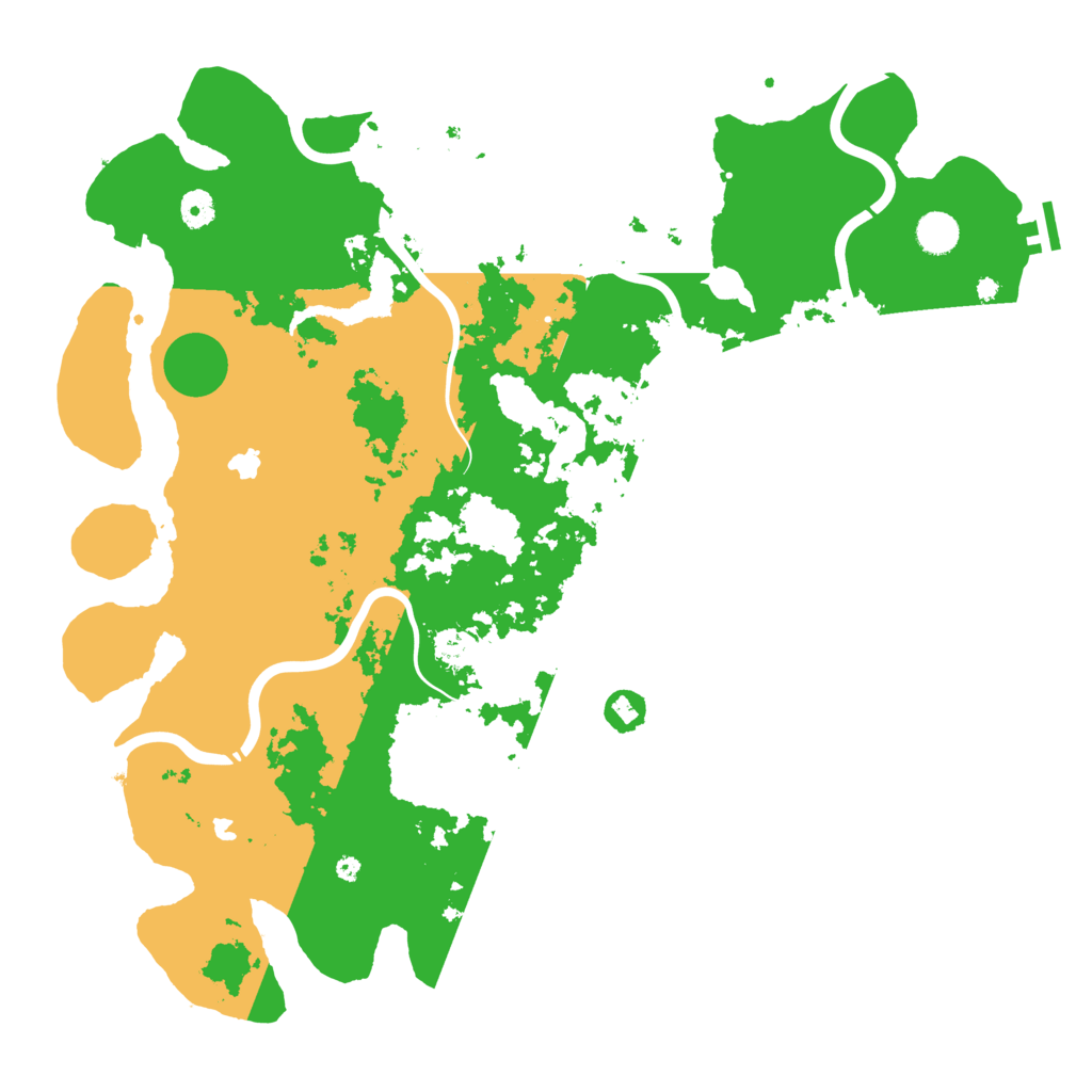 Biome Rust Map: Procedural Map, Size: 4500, Seed: 25102021