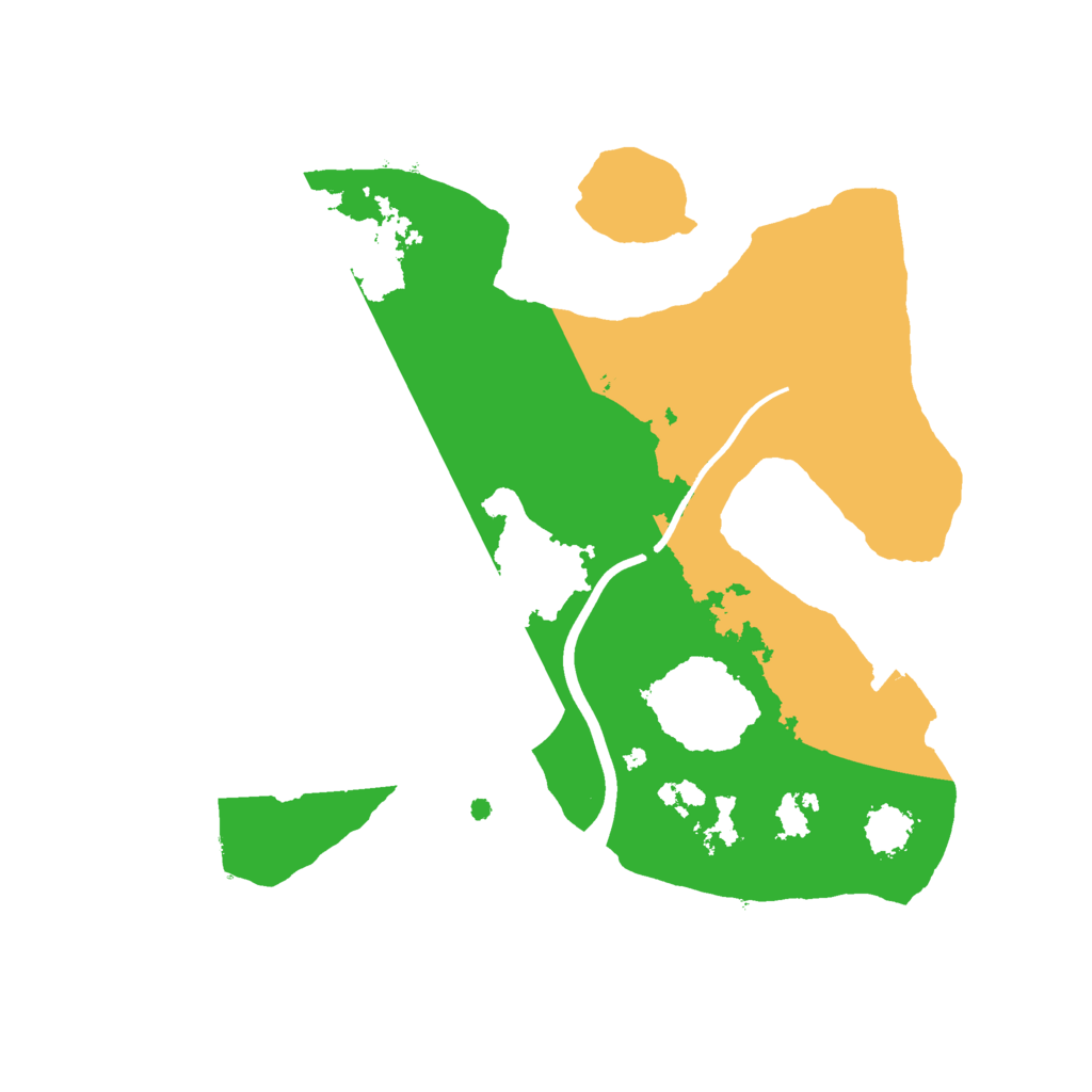 Biome Rust Map: Procedural Map, Size: 2050, Seed: 123456