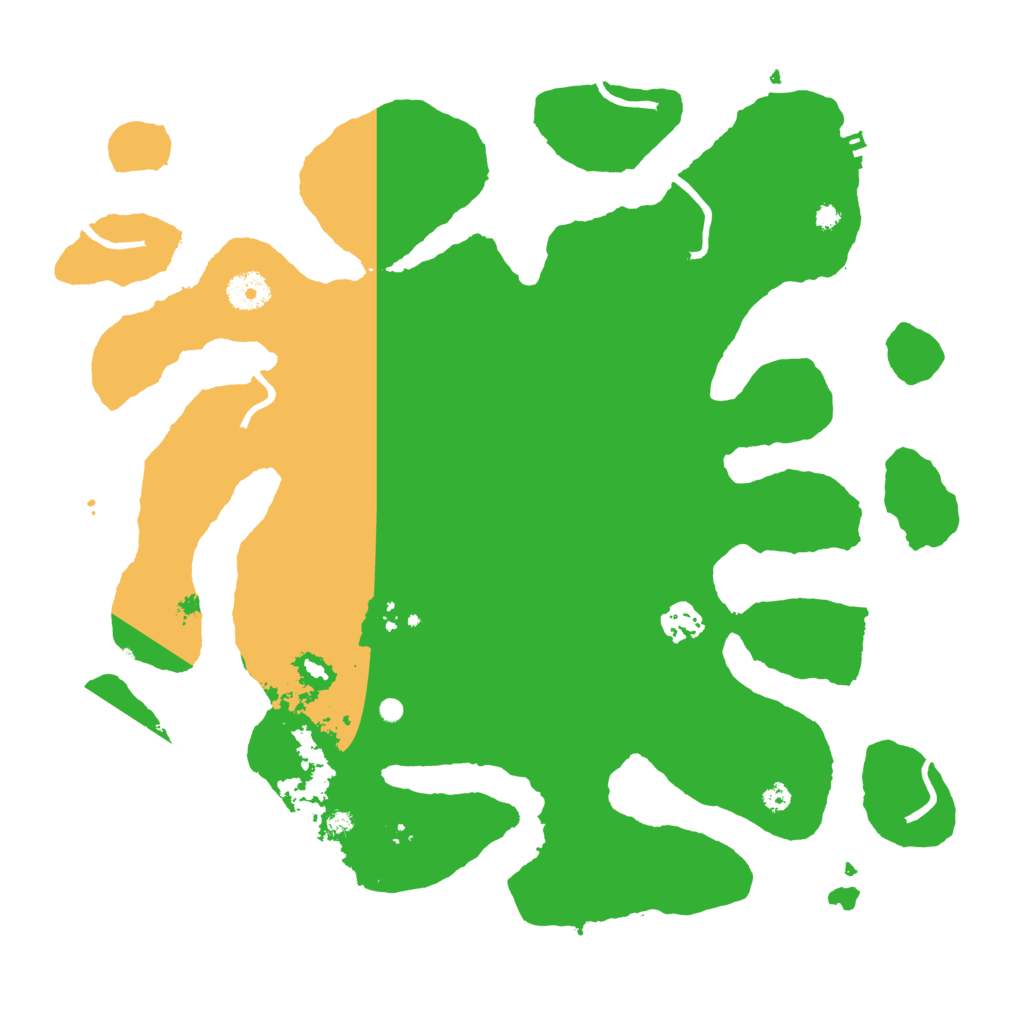 Biome Rust Map: Procedural Map, Size: 3800, Seed: 65483