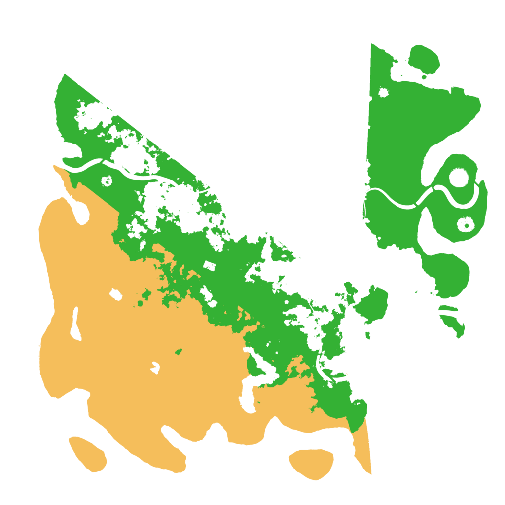 Biome Rust Map: Procedural Map, Size: 4600, Seed: 995648