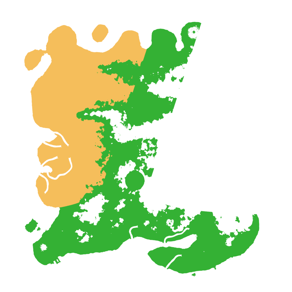 Biome Rust Map: Procedural Map, Size: 4000, Seed: 609851648