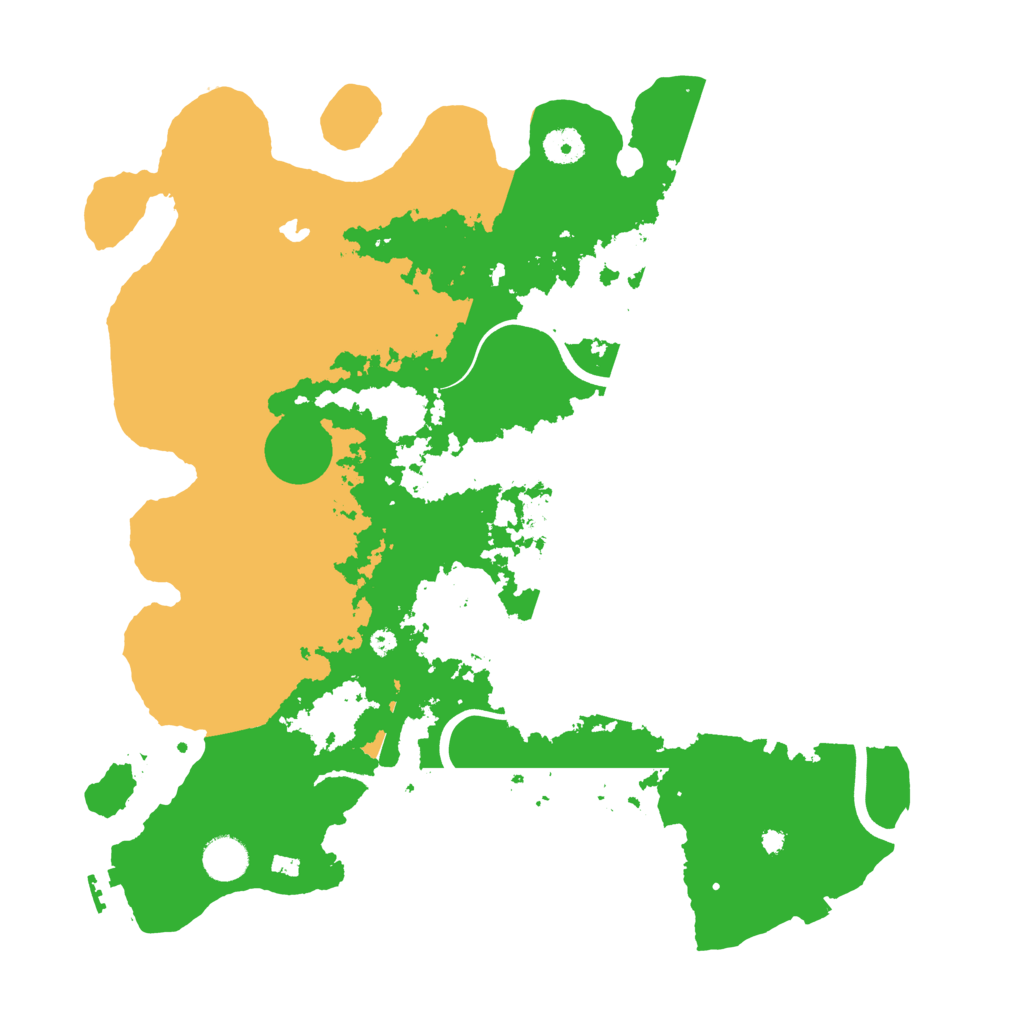 Biome Rust Map: Procedural Map, Size: 4000, Seed: 609851648