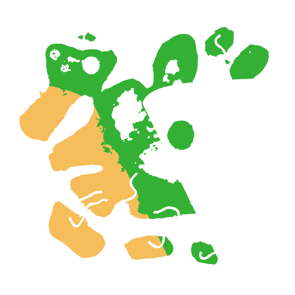 Biome Rust Map: Procedural Map, Size: 3000, Seed: 1025186364