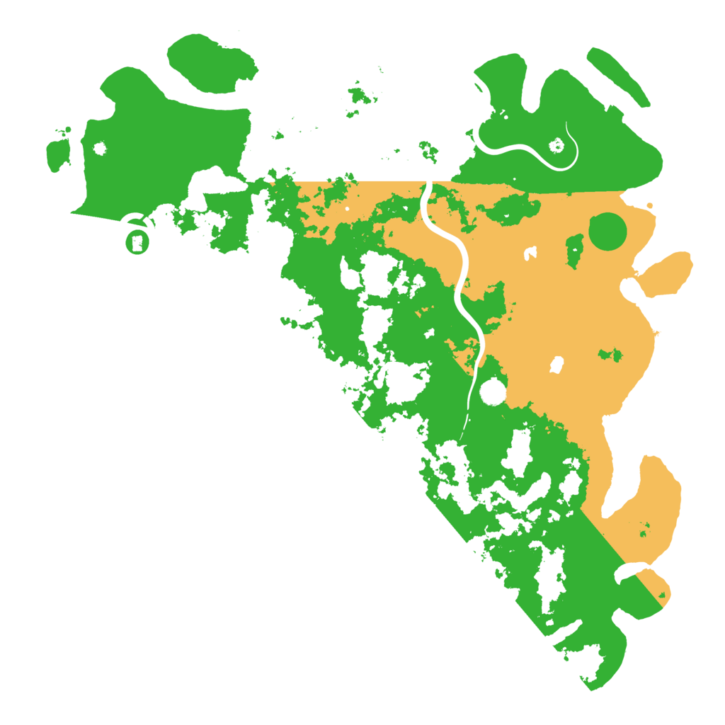 Biome Rust Map: Procedural Map, Size: 5000, Seed: 36