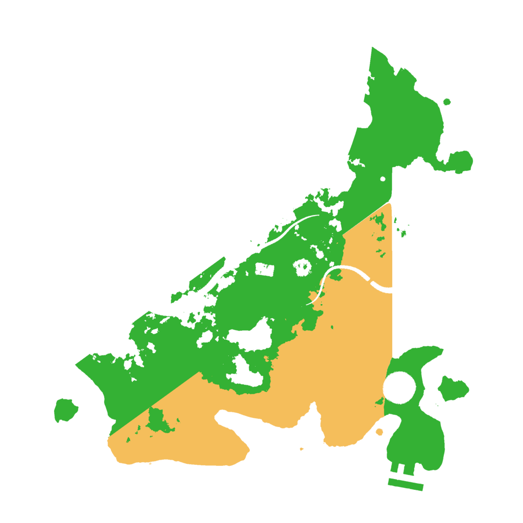 Biome Rust Map: Procedural Map, Size: 3000, Seed: 6753