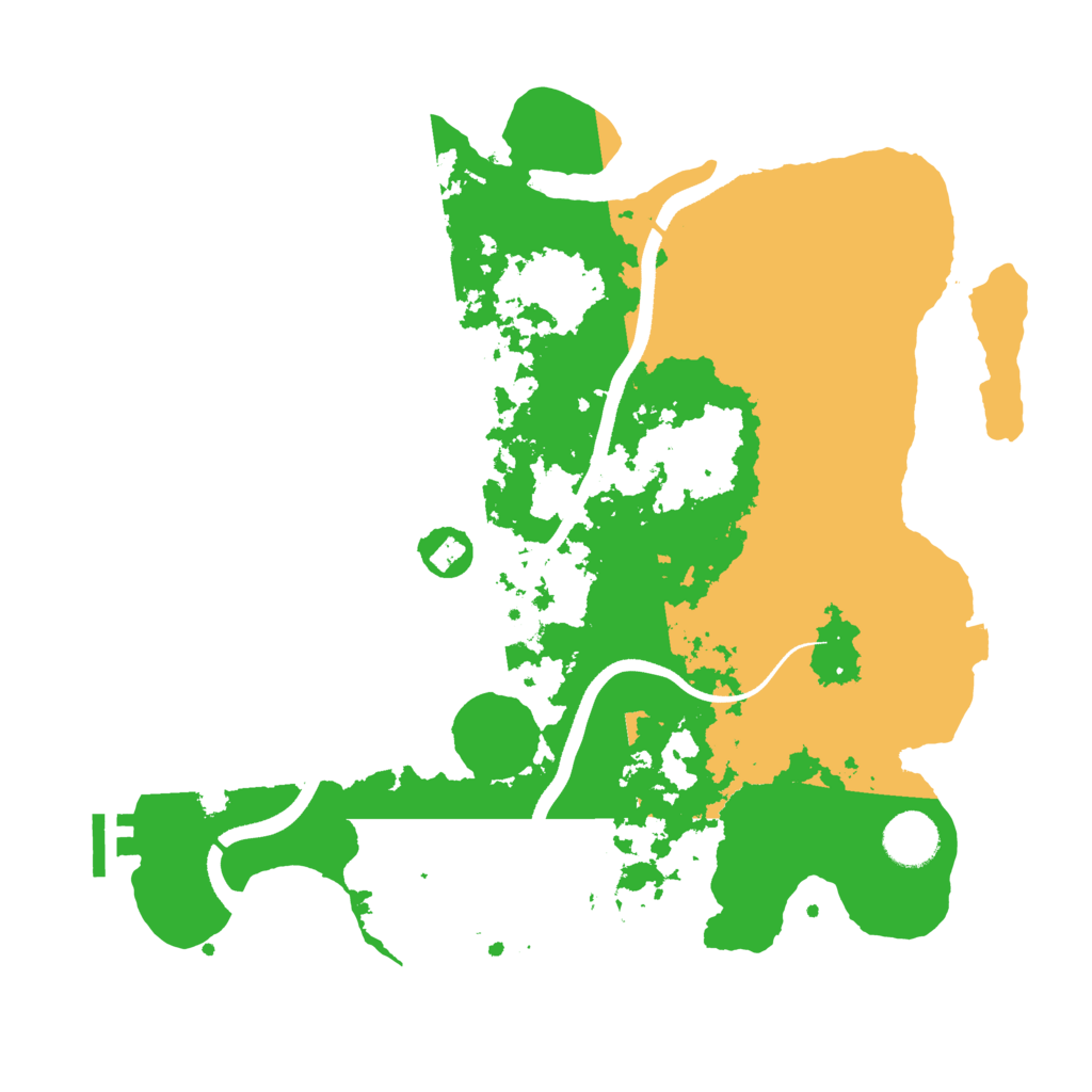 Biome Rust Map: Procedural Map, Size: 3500, Seed: 1048890630