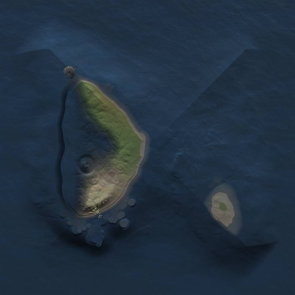 Rust Map: Procedural Map, Size: 1000, Seed: 120574982, 1 Monuments