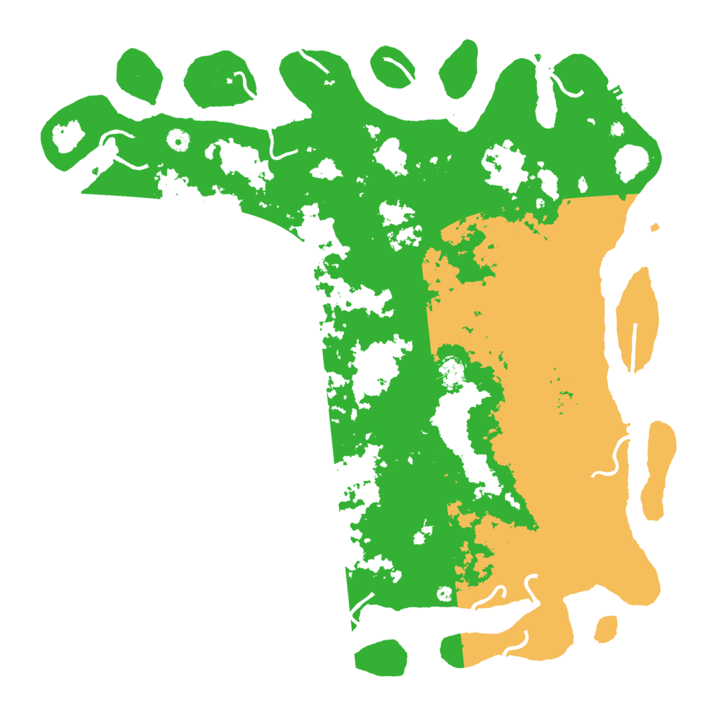 Biome Rust Map: Procedural Map, Size: 4800, Seed: 17777