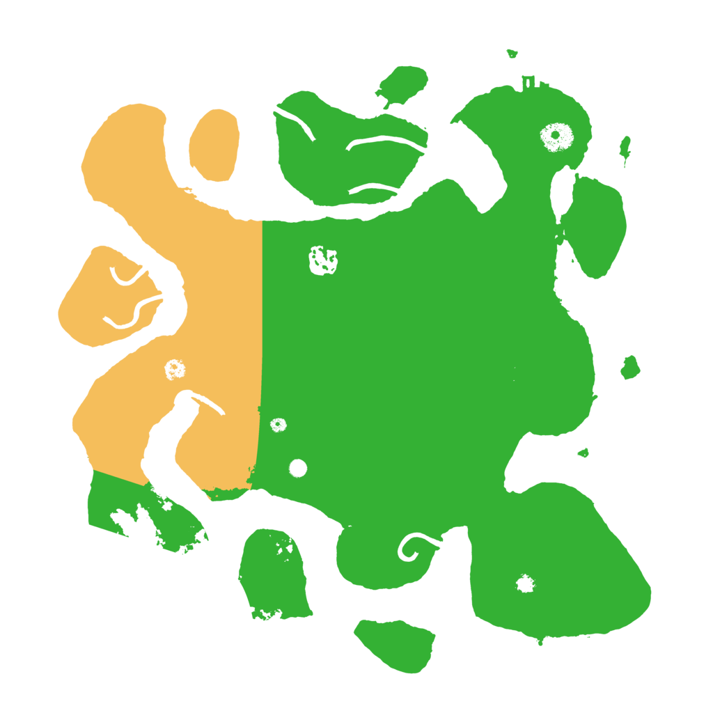 Biome Rust Map: Procedural Map, Size: 3500, Seed: 702317520