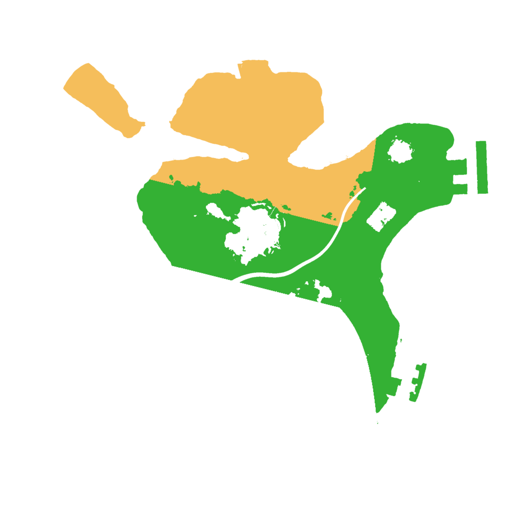 Biome Rust Map: Procedural Map, Size: 2000, Seed: 217610371