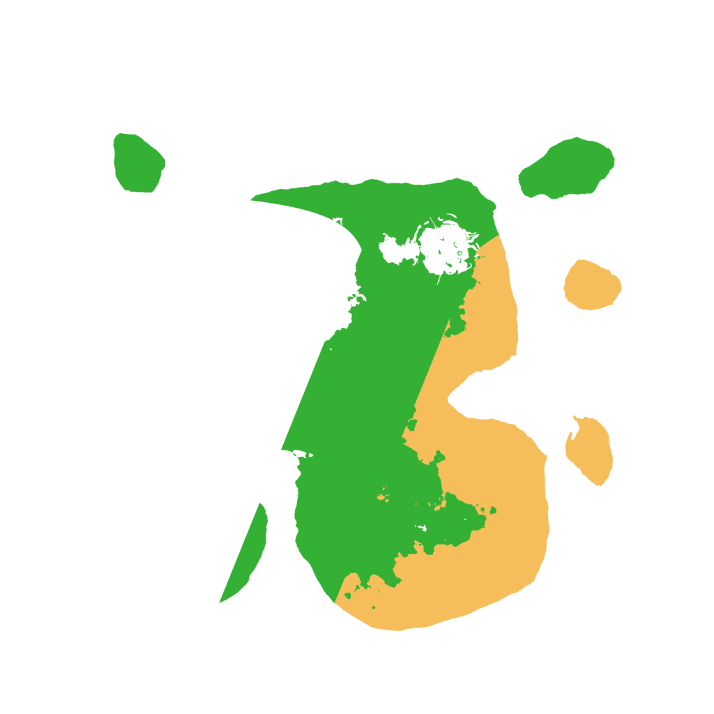 Biome Rust Map: Barren, Size: 2200, Seed: 12345