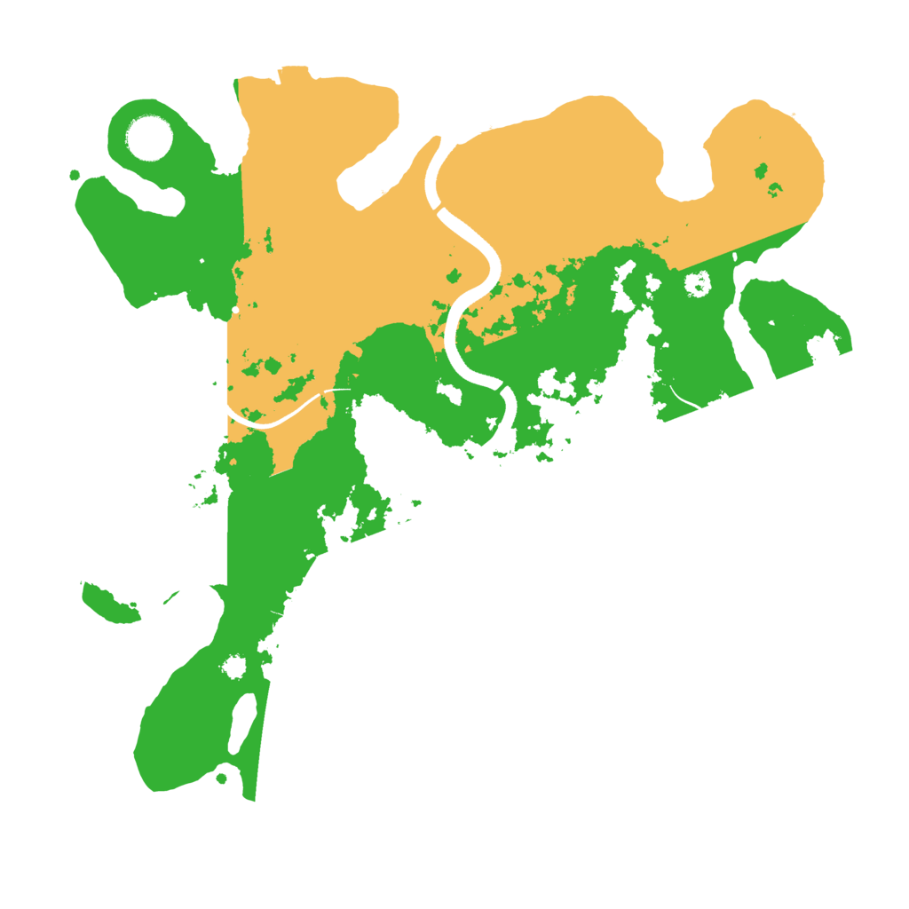 Biome Rust Map: Procedural Map, Size: 3500, Seed: 62345