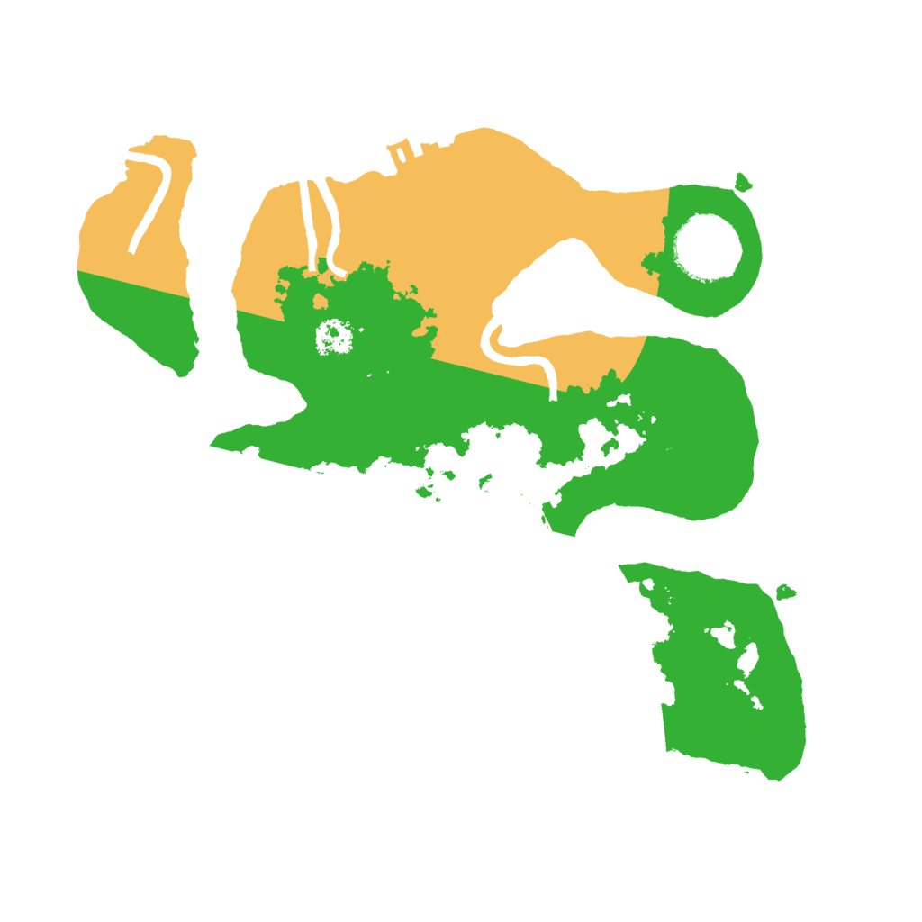 Biome Rust Map: Procedural Map, Size: 2500, Seed: 217610371